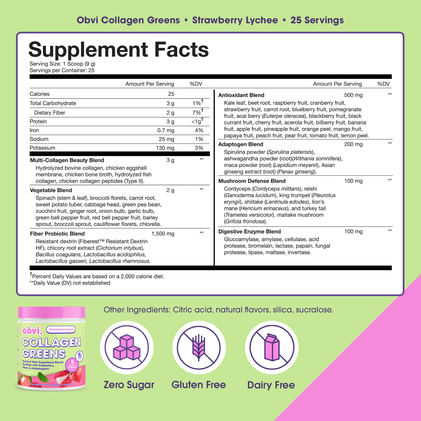 Collagen® Greens | Strawberry Lychee | Special Offer