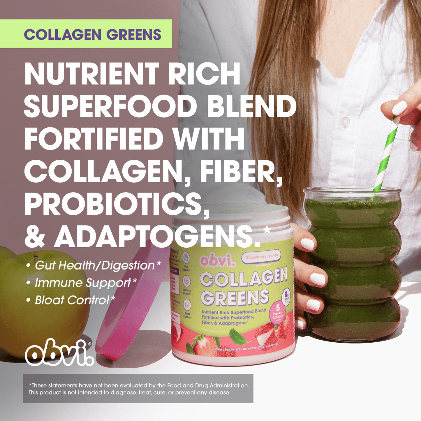 Collagen® Greens | Strawberry Lychee | Special Offer